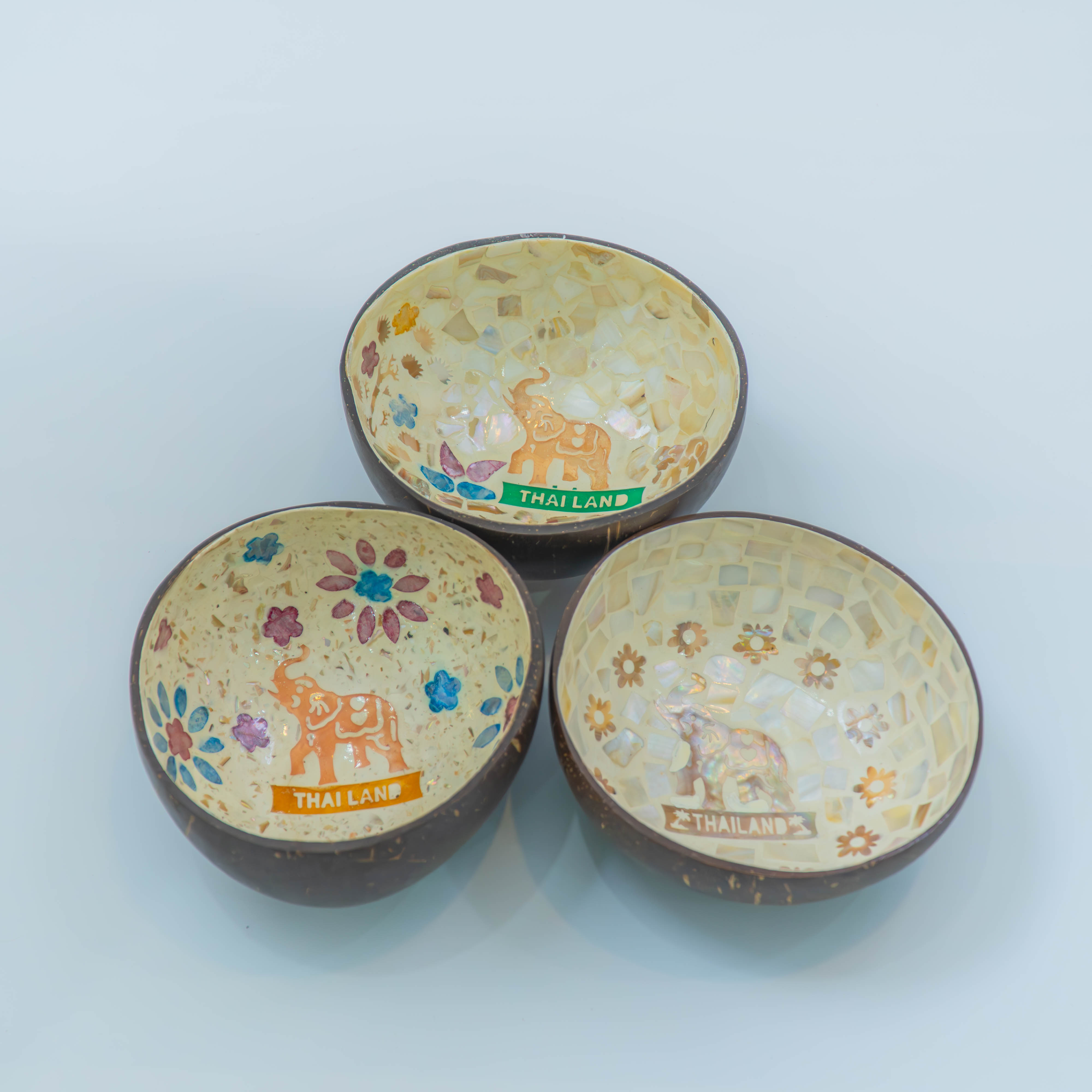 Bát dừa khảm trai 24