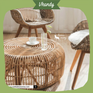 bàn ghế mây tự nhiên