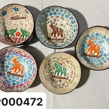 Bát dừa khảm trai voi vểnh