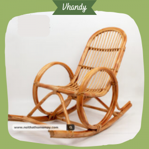 Ghế bập bênh bằng mây